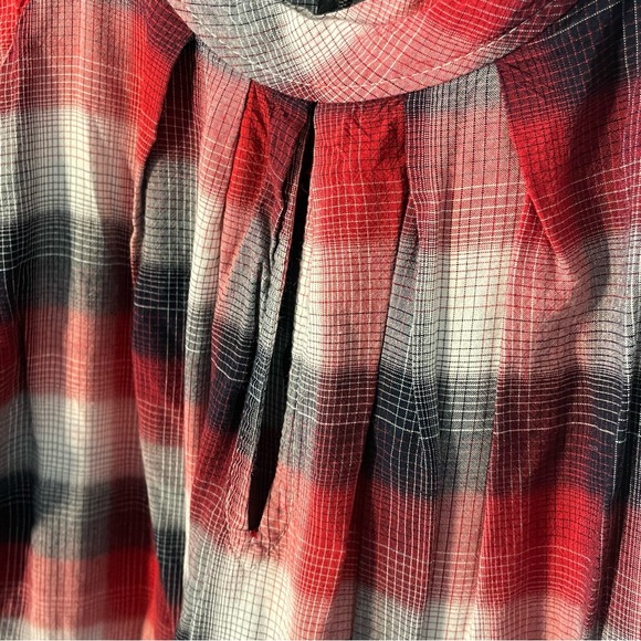 SzS Plaid and silk dress - Picture 9 of 9